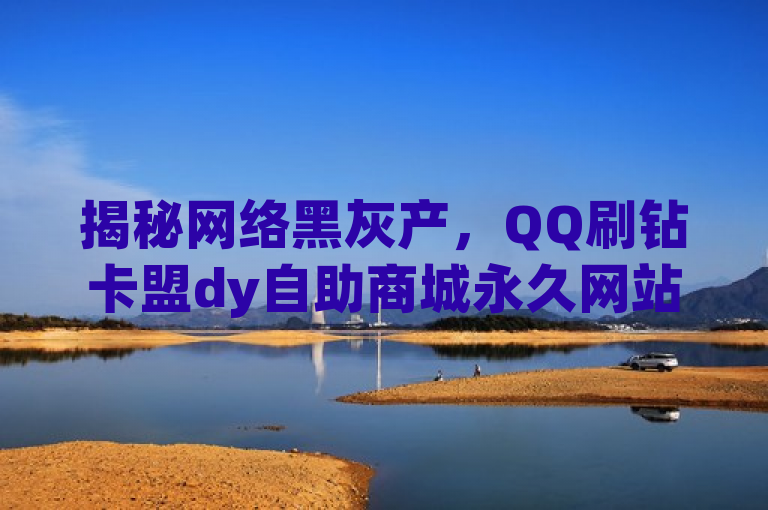 揭秘网络黑灰产，QQ刷钻卡盟dy自助商城永久网站被端