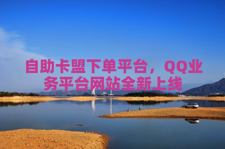 自助卡盟下单平台，QQ业务平台网站全新上线