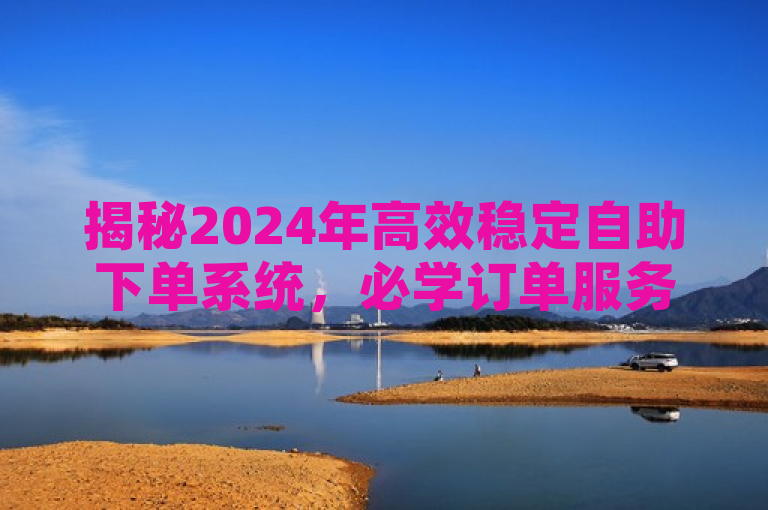 揭秘2024年高效稳定自助下单系统，必学订单服务新趋势！