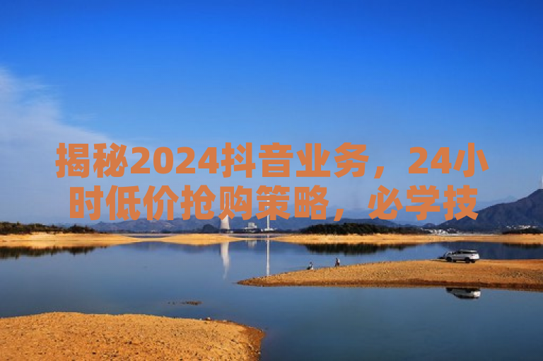 揭秘2024抖音业务，24小时低价抢购策略，必学技巧大公开！