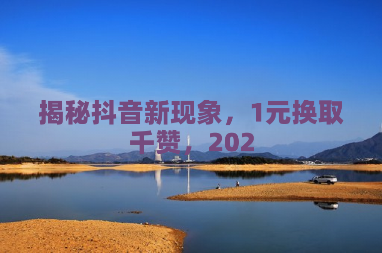 揭秘抖音新现象，1元换取千赞，2025年必备神器！