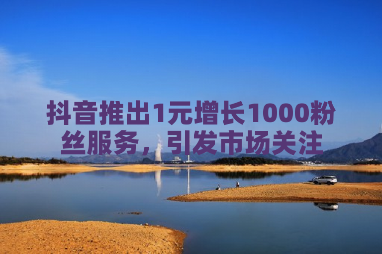 抖音推出1元增长1000粉丝服务，引发市场关注