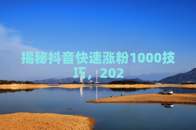 揭秘抖音快速涨粉1000技巧，2025必学！