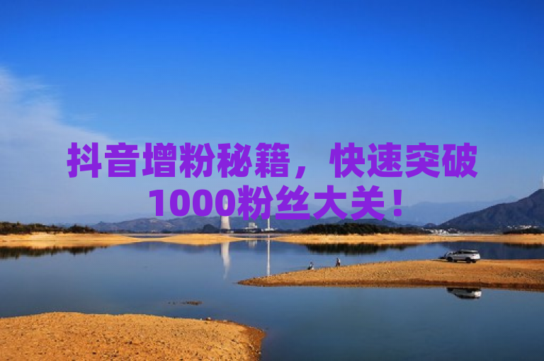 抖音增粉秘籍，快速突破1000粉丝大关！