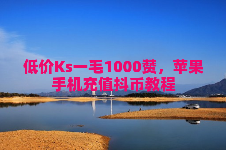 低价Ks一毛1000赞，苹果手机充值抖币教程