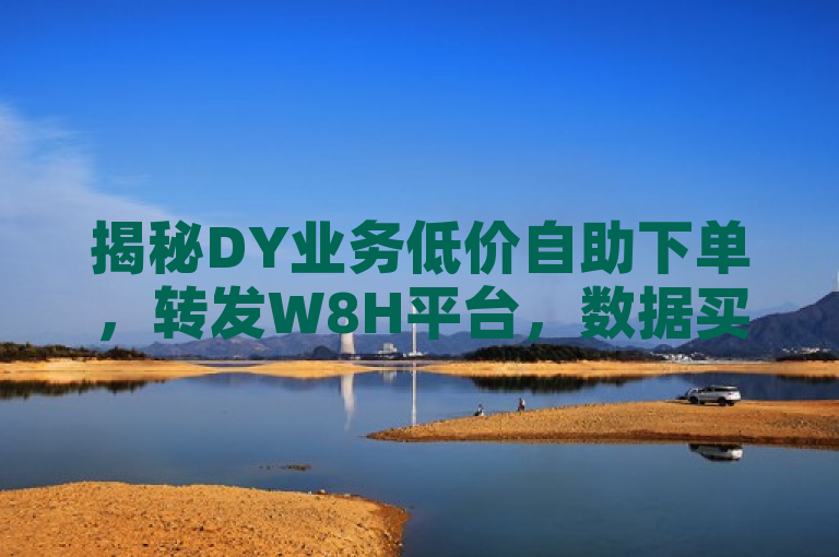 揭秘DY业务低价自助下单，转发W8H平台，数据买卖背后的真相