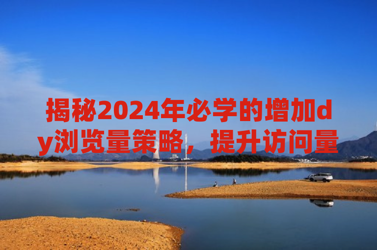 揭秘2024年必学的增加dy浏览量策略，提升访问量的最新技巧！