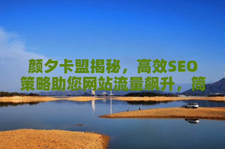 颜夕卡盟揭秘，高效SEO策略助您网站流量飙升，简洁明了地传达了文章内容，即颜夕卡盟分享了提升网站流量的SEO优化技巧，同时使用极速一词强调了效果的显著性和速度感。