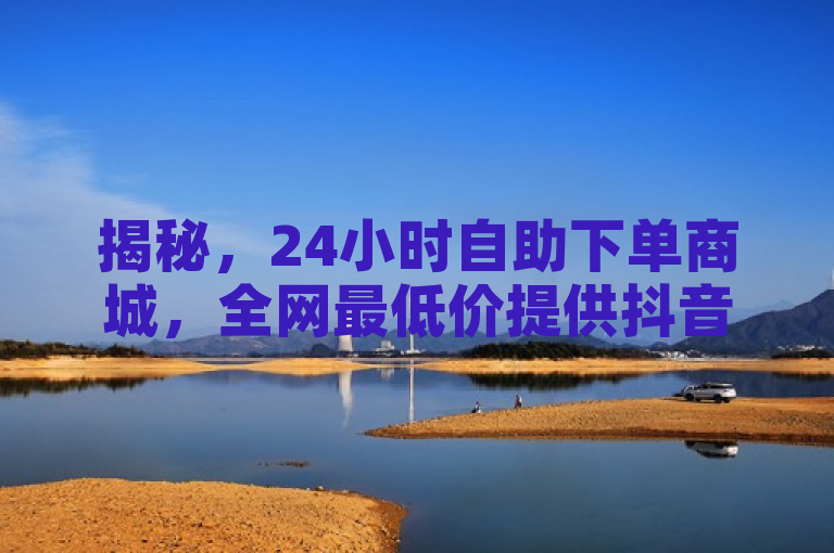 揭秘，24小时自助下单商城，全网最低价提供抖音点赞与哔哩哔哩账号批发服务