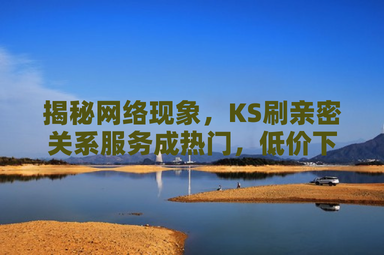 揭秘网络现象，KS刷亲密关系服务成热门，低价下单平台引关注