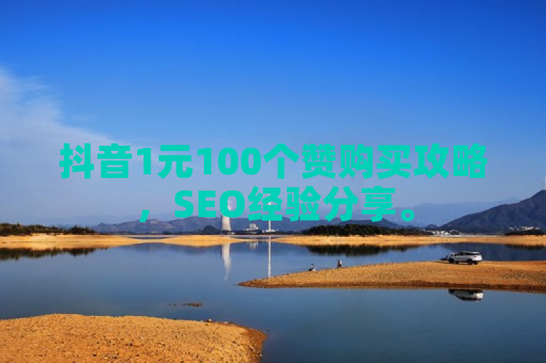 抖音1元100个赞购买攻略，SEO经验分享。