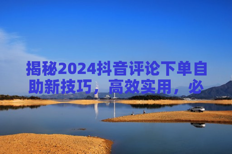 揭秘2024抖音评论下单自助新技巧，高效实用，必学攻略！