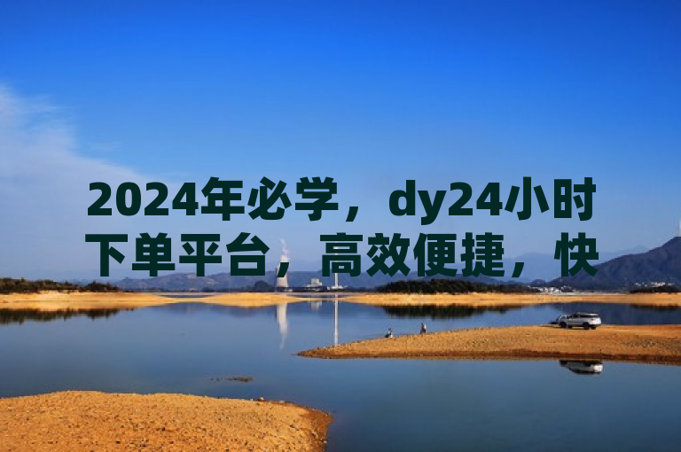 2024年必学，dy24小时下单平台，高效便捷，快速下单服务！