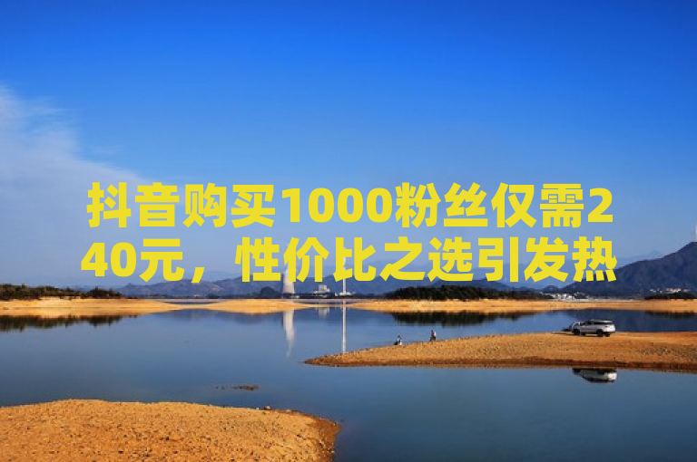 抖音购买1000粉丝仅需240元，性价比之选引发热议。