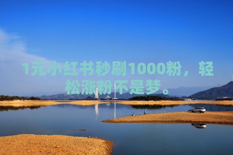 1元小红书秒刷1000粉，轻松涨粉不是梦。