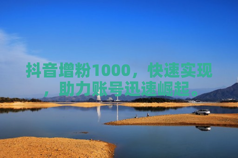 抖音增粉1000，快速实现，助力账号迅速崛起。