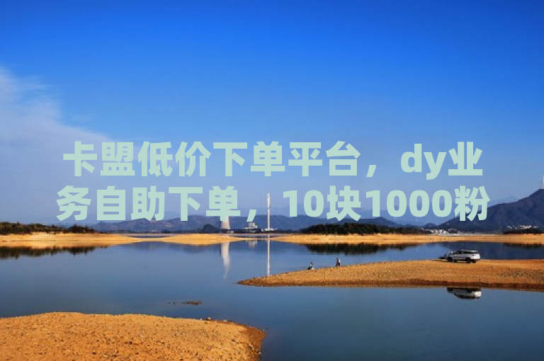 卡盟低价下单平台，dy业务自助下单，10块1000粉。