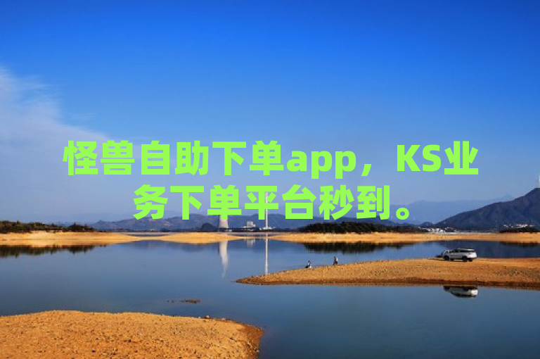 怪兽自助下单app，KS业务下单平台秒到。