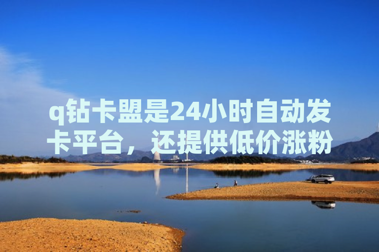 q钻卡盟是24小时自动发卡平台，还提供低价涨粉等业务。