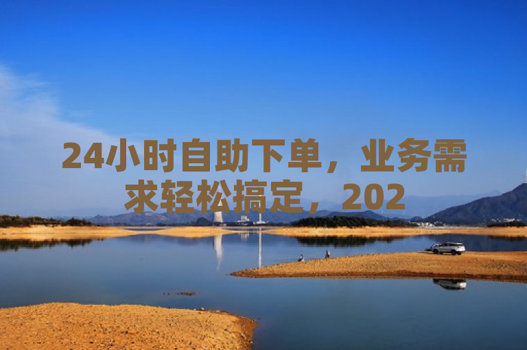 24小时自助下单，业务需求轻松搞定，2025必备技能！