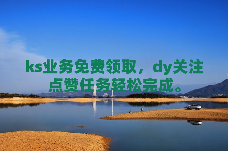 ks业务免费领取，dy关注点赞任务轻松完成。