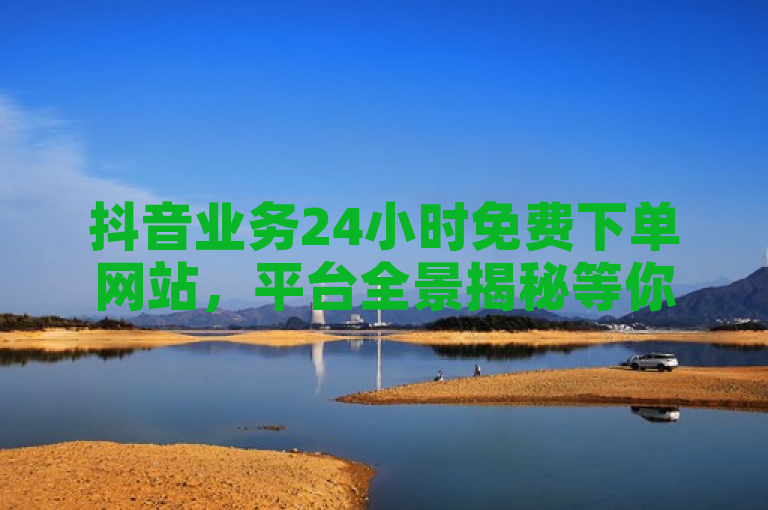 抖音业务24小时免费下单网站，平台全景揭秘等你来探。