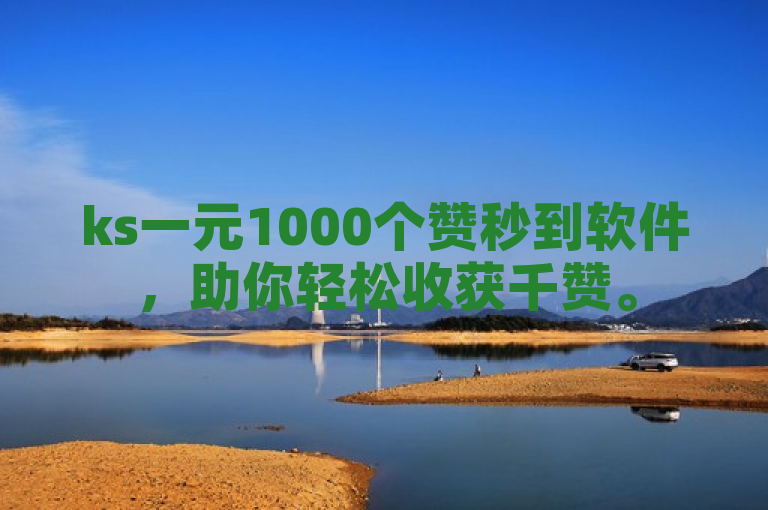 ks一元1000个赞秒到软件，助你轻松收获千赞。