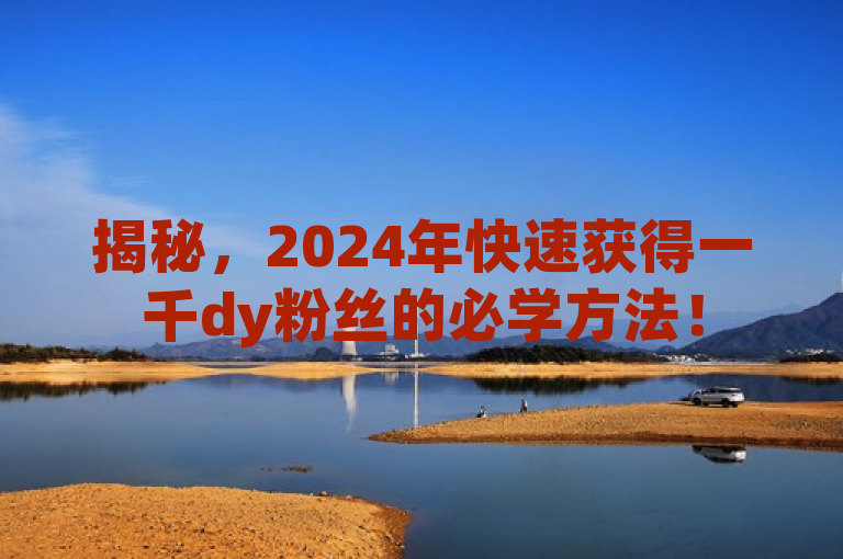 揭秘，2024年快速获得一千dy粉丝的必学方法！