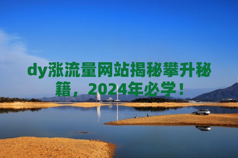 dy涨流量网站揭秘攀升秘籍，2024年必学！